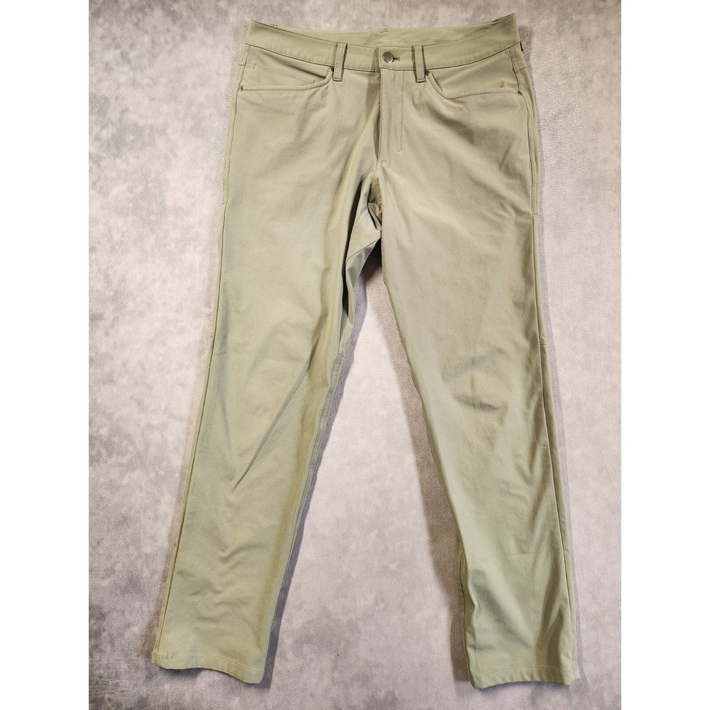 Lululemon Athletica Pants Men's 32 Beige Zip-Fly Straight Leg Retro Y2K Outdoor